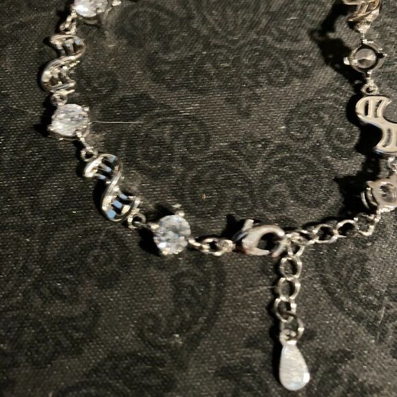 Silver and CZ Bracelet - Picture 4 of 4
